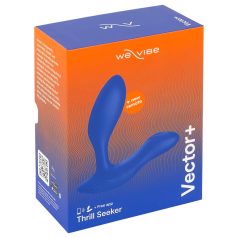   We-Vibe Vector+ - vibrador anal inteligente, recargable (azul)