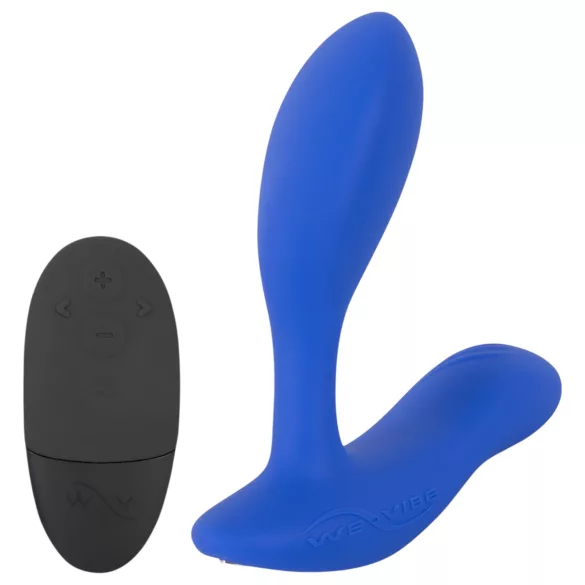 We-Vibe Vector+ - vibrador anal inteligente recargable - silicona azul