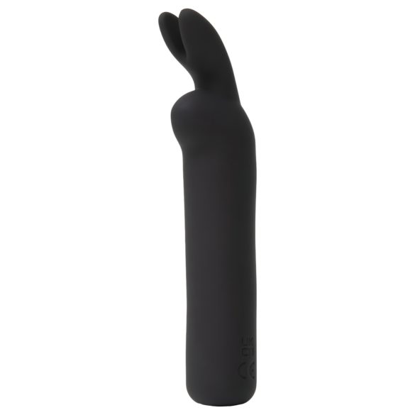 Happyrabbit - mini vibrador bala recargable conejito - silicona negra