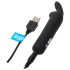 Happyrabbit Bullet - vibrador conejito recargable (negro)