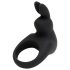 Happyrabbit Cock - anillo vibrador recargable (negro)
