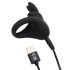 Anillo Vibrador Recargable Happyrabbit (negro)