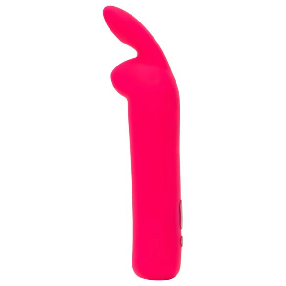 Happyrabbit - vibrador tipo bala recargable conejito silicona rosa