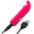Happyrabbit Bullet - recargable, vibrador tipo conejo (rosa)