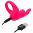 Anillo vibrador recargable Happyrabbit Cock (rosa)