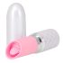 Pillow Talk Lusty - vibrador varita con lenguas y batería (rosa)