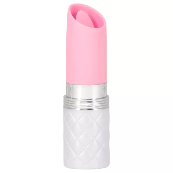 Pillow Talk Lusty - vibrador recargable con lengua - silicona rosa