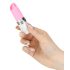 Pillow Talk Lusty - Vibrador recargable con lengua (rosa)