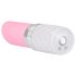 Pillow Talk Lusty - vibrador varita con lenguas y batería (rosa)