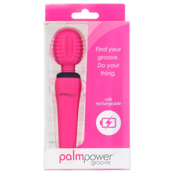 PalmPower - vibrador masajeador recargable - silicona rosa