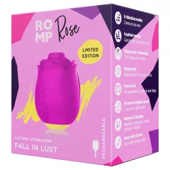   ROMP Rose - succionador de clítoris vibrador - silicona rosa