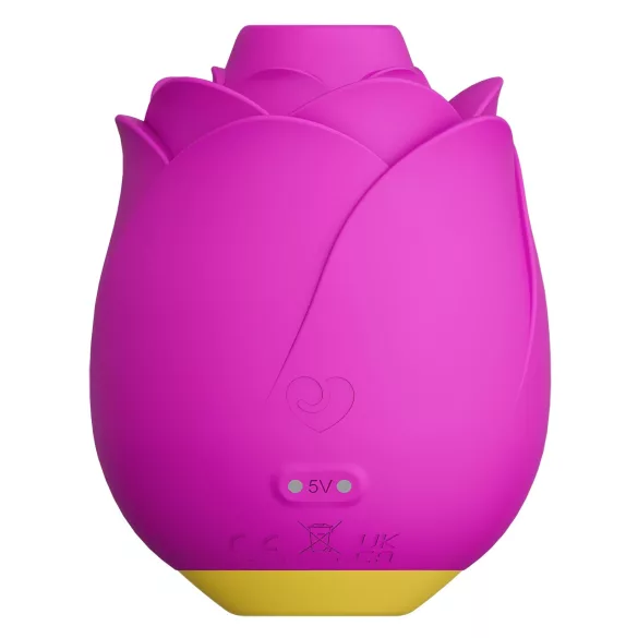 ROMP Rose - succionador de clítoris vibrador - silicona rosa