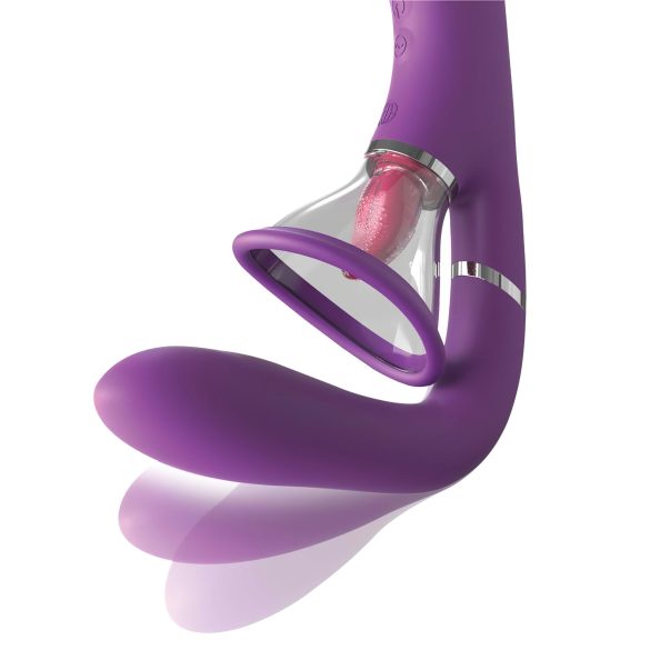 Fantasy For Her - Vibrador punto G y clítoris 4 motores silicona lila