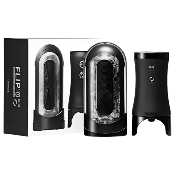 TENGA Flip 0 Electrónico - masturbador automático (negro)