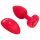 b-vibe heart - vibrador anal recargable con control remoto (rojo)