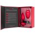 b-vibe heart - vibrador anal recargable con control remoto (rojo)