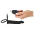 Doble Placer Negro: Vibrador Anal Ajustable