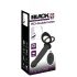 Vibrador anal doble para llevar puesto (negro)
