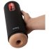 WYNE 08 - Masturbador negro recargable con movimiento arriba-abajo