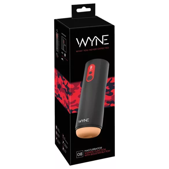 WYNE 08 - masturbador automático masculino - movimiento arriba abajo - negro