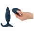 ANOS - vibrador anal impulsos con mando (azul)