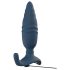 ANOS - vibrador anal impulsos con mando (azul)