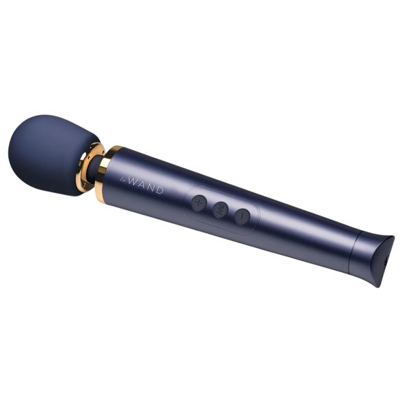Le Wand Petite - elegante vibrador recargable masajeador (azul)