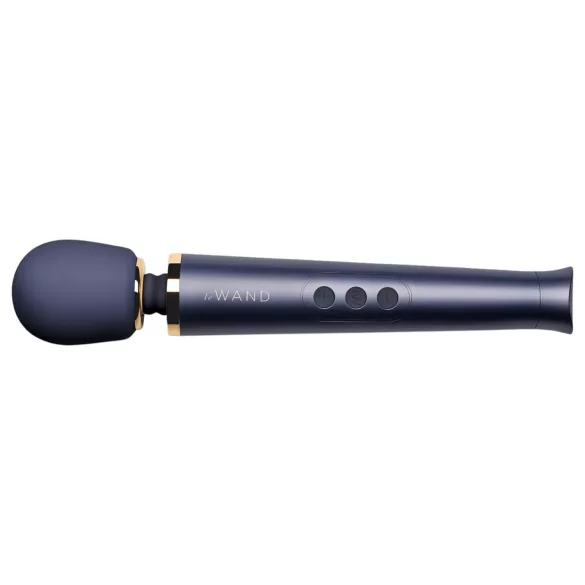 Le Wand Petite - masajeador vibrador recargable compacto - silicona azul