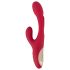 Smile - Vibrador con brazo de clítoris y lengua (rojo)