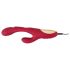 Smile - Vibrador con brazo de clítoris y lengua (rojo)