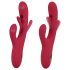 Smile - Vibrador con brazo de clítoris y lengua (rojo)