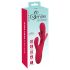 Smile - Vibrador con brazo de clítoris y lengua (rojo)