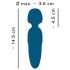 You2Toys Petite - vibrador masajeador recargable (azul)