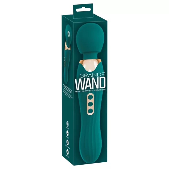 You2Toys Grande - vibrador masajeador recargable - silicona verde