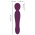 You2Toys Grande - Vibrador Masajeador Recargable (Rojo)