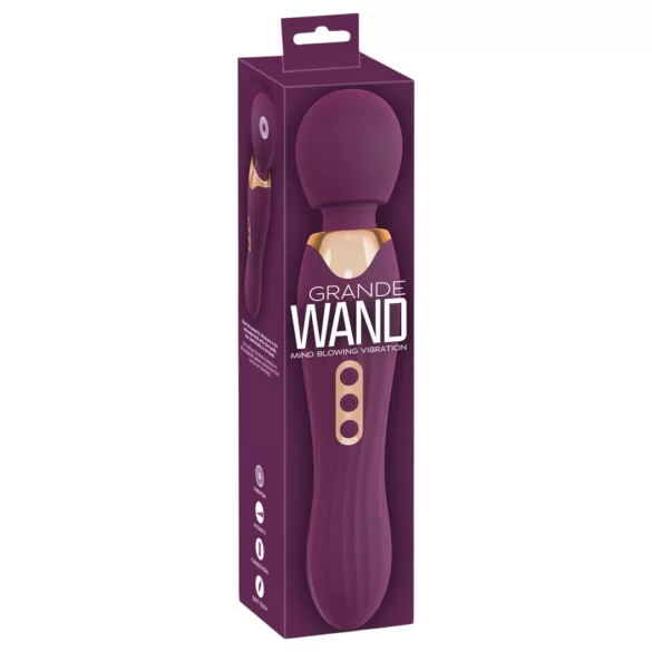 You2Toys Grande - vibrador masajeador recargable - silicona roja