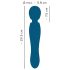 You2Toys Grande - vibrador masajeador recargable (azul)