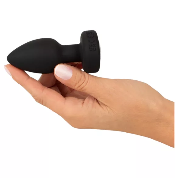 ANOS - plug anal luminoso y vibrador (negro)