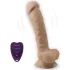 Silexd 8 - vibrador con control remoto para testículos - silicona color natural