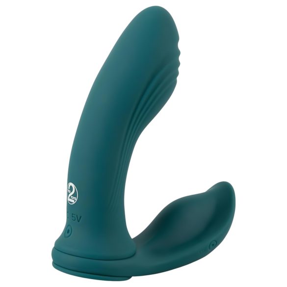 Couples Choice - Vibrador 3 en 1 para parejas - silicona - turquesa