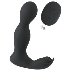 Rebel - Vibrador prostático 2en1 con control remoto (negro)