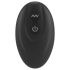 Rebel - Vibrador Prostático con Anillo para Pene y Testículos (Negro)