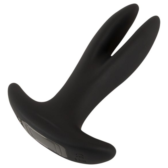 ANOS - consolador anal de doble cabezal (negro)
