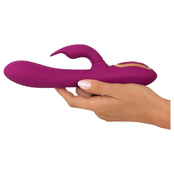 Javida - Vibrador 3 en 1 rotativo con perlas - silicona lila