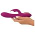 Javida - Vibrador 3 en 1 con perlas giratorias (lila)