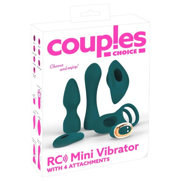 Couples Choice - Vibrador para parejas 4 en 1 con control remoto