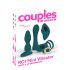Couples Choice - 4 en 1 vibrador remoto ajustable (turquesa)