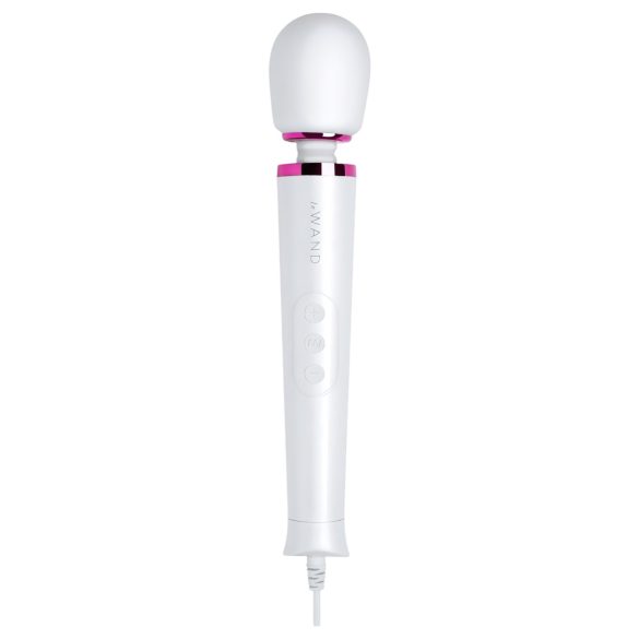 Le Wand Petite Plug-In - masajeador vibrador eléctrico (blanco)
