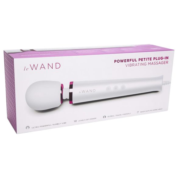 Le Wand - Masajeador vibrador de red - tamaño pequeño - blanco