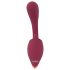 Javida - Vibrador 2en1 con lengua (rojo)